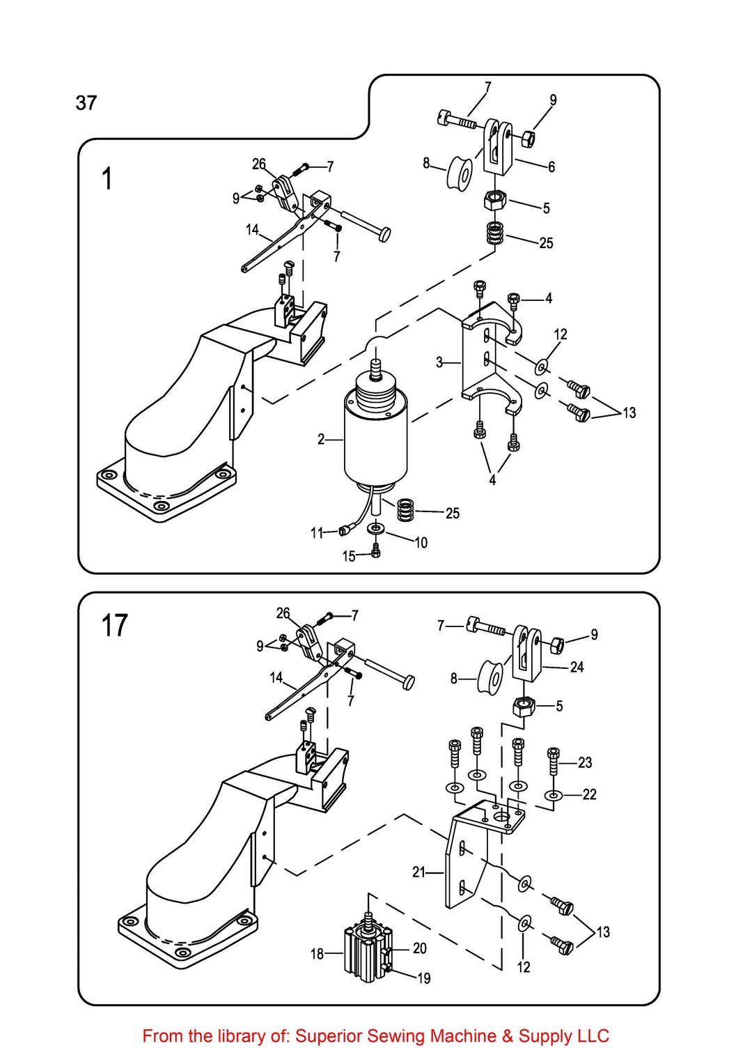 28 Presser Foot Driving Mechanism фото