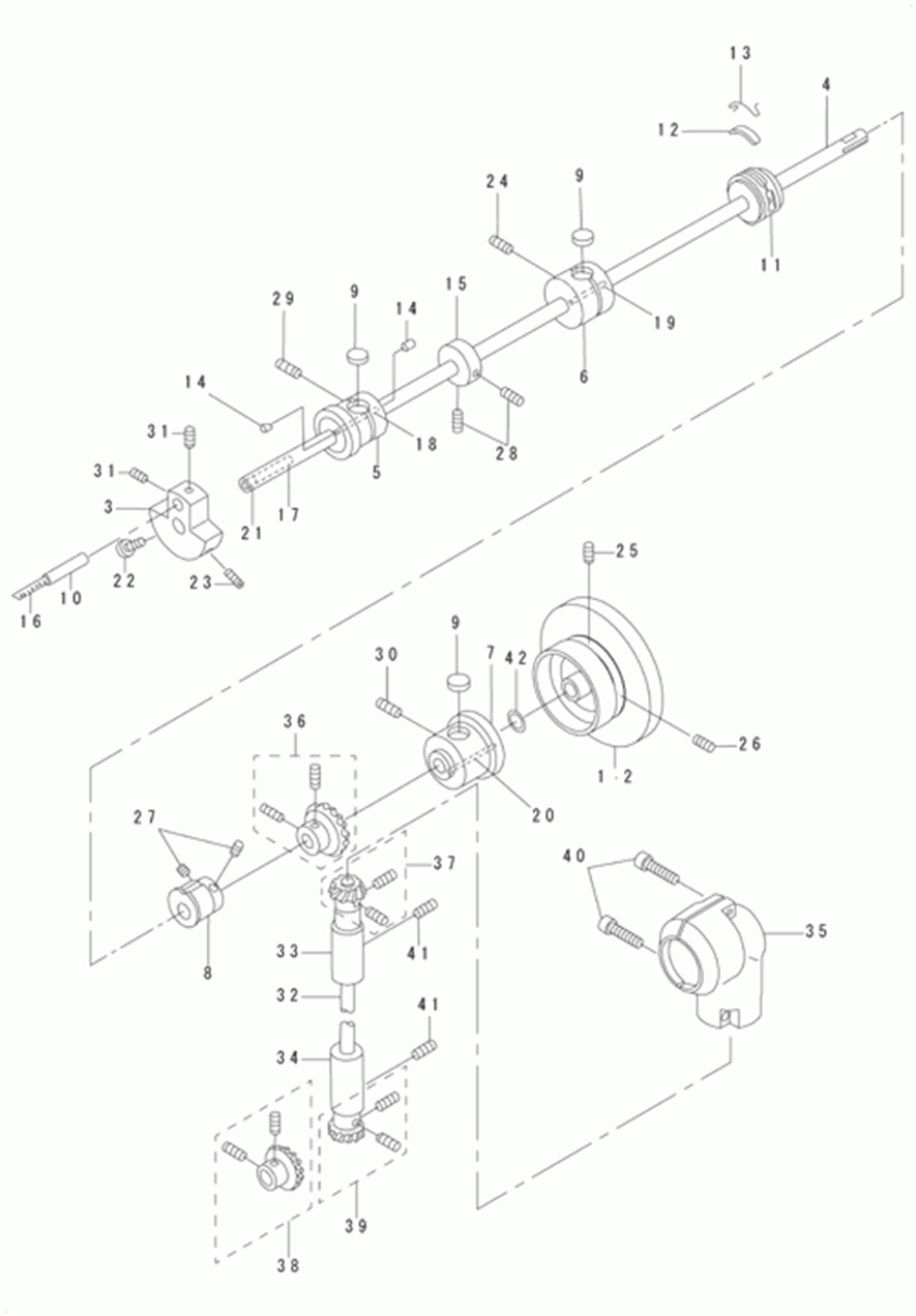 DSC-246 - 2.MAIN SHAFT & ARM SHAFT COMPONENTS