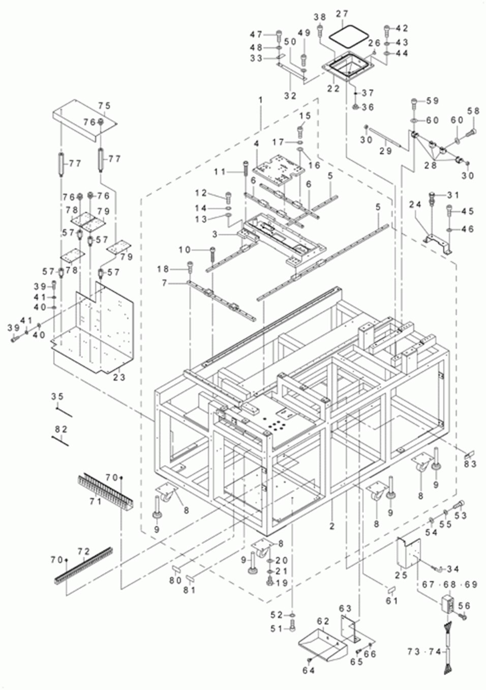 AVP-875A - 26. MAIN BODY FRAME COMPONENTS(1)