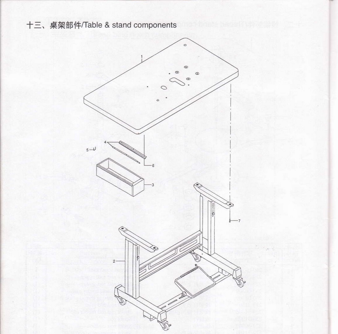 13 Thread stand components фото