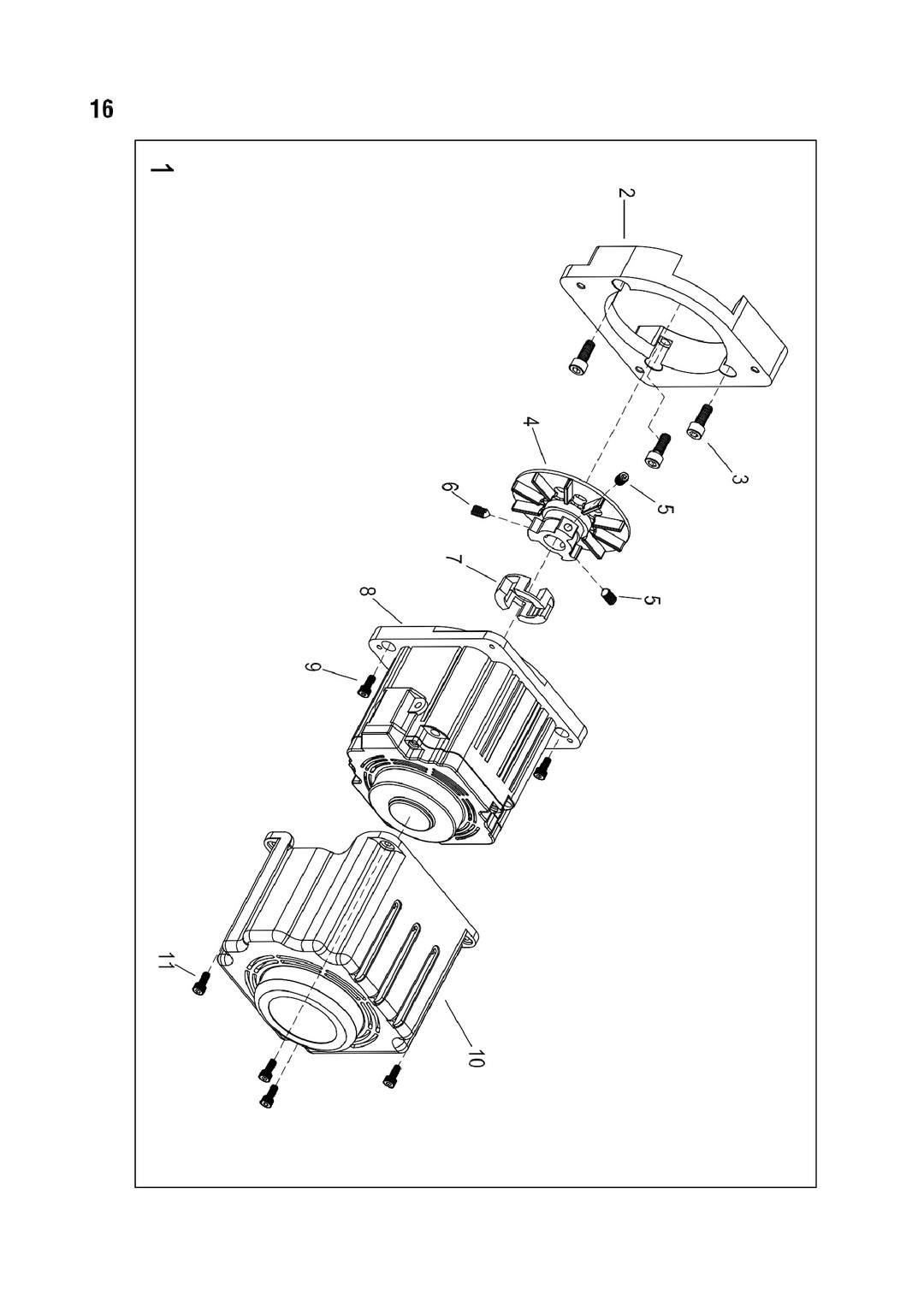 16 VG-888S COMPACT－SIZED SERVO MOTOR(OPTIONAL)