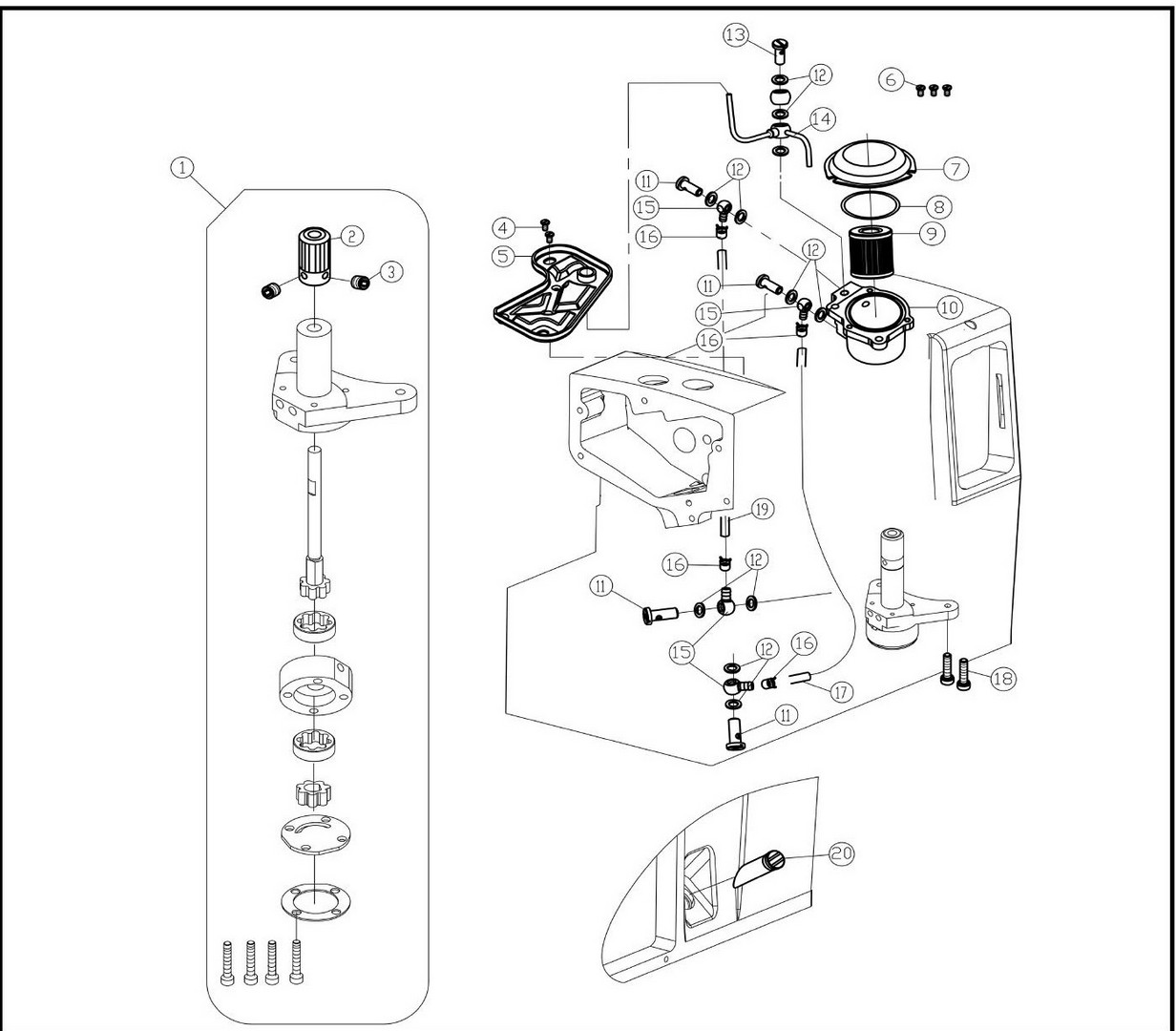 20 Lubrication Mechanism фото