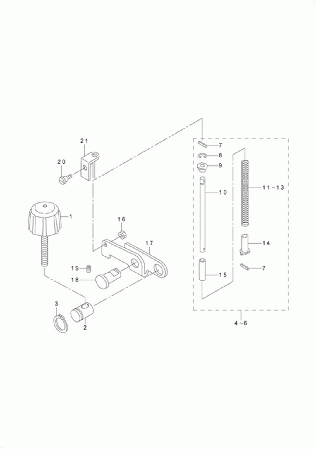 LU-2260N-7 - 14.PRESSURE ADJUSTING COMPONENTS