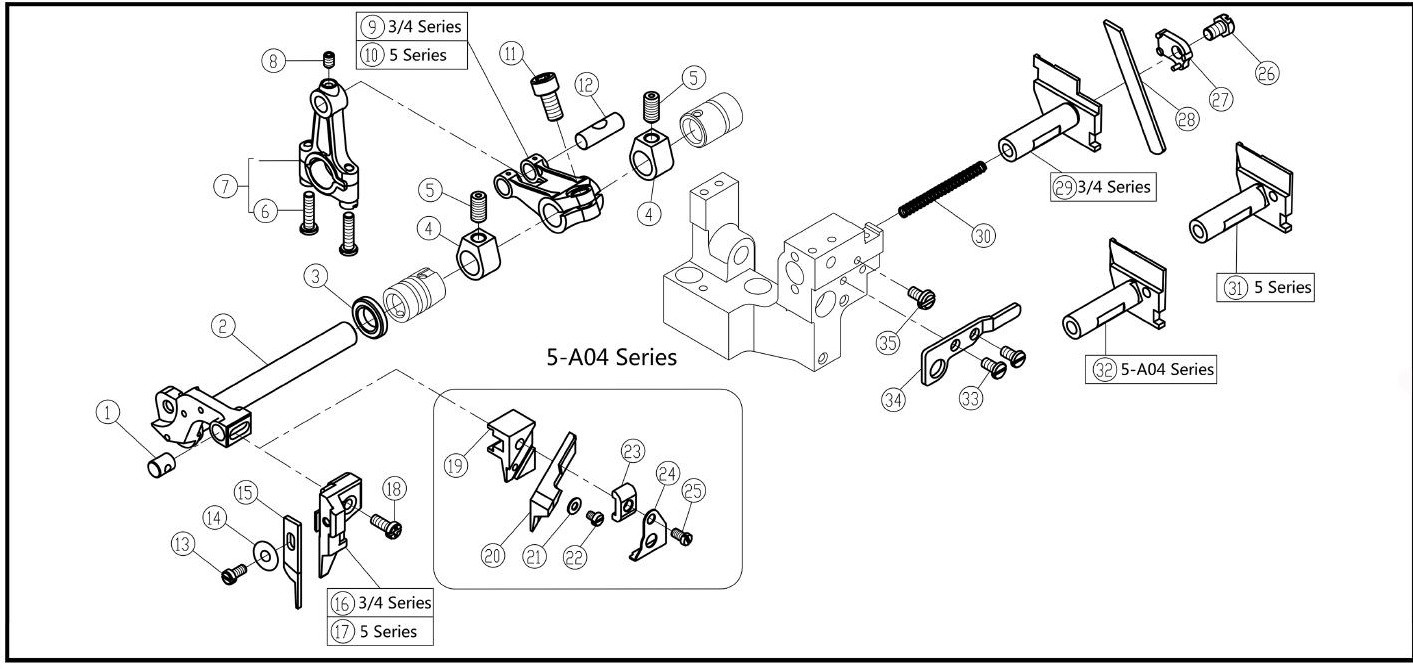 18 Knife Drive Mechanism фото