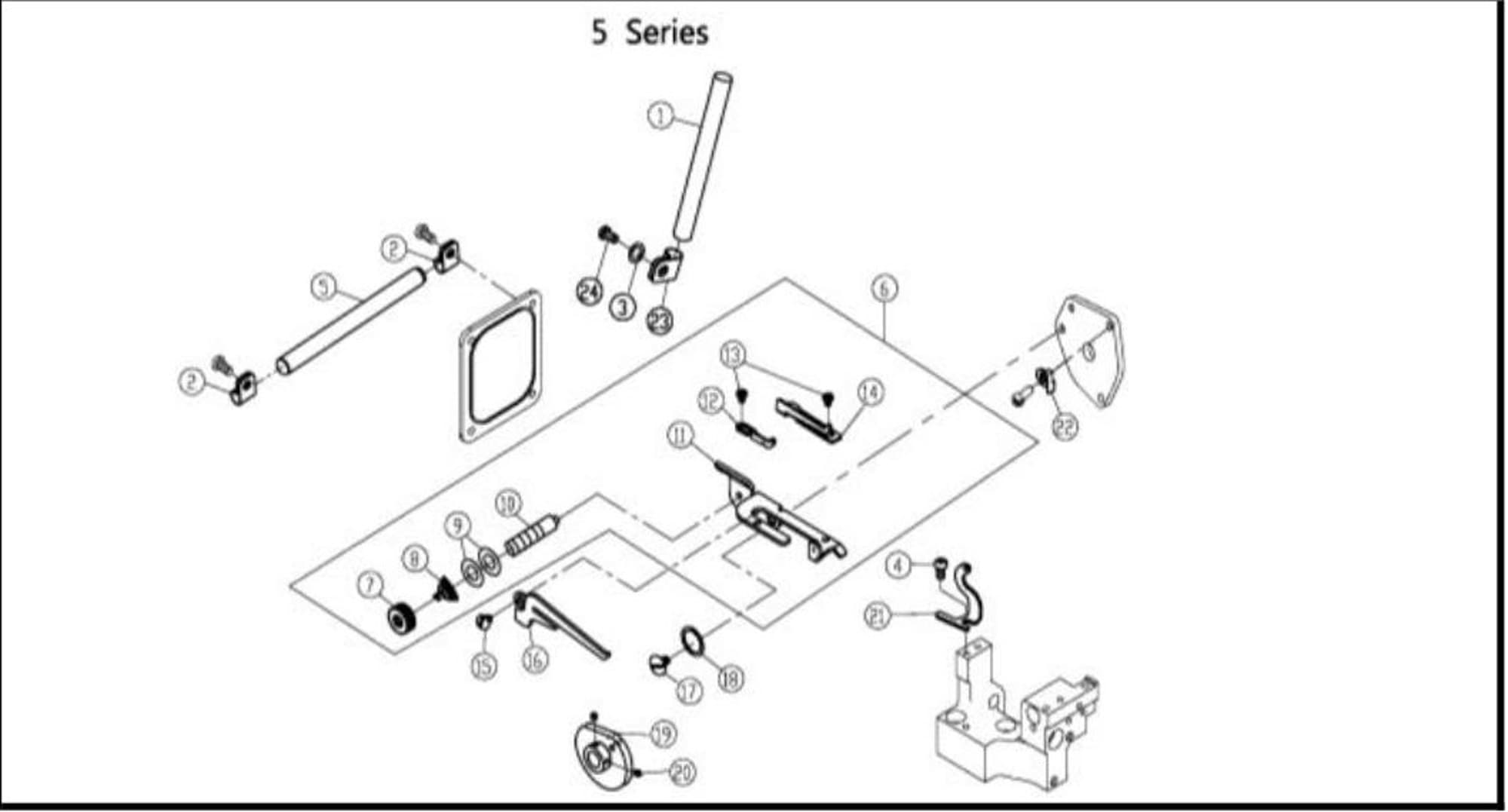 15 Chainstitch Looper Drive Mechanism (2)