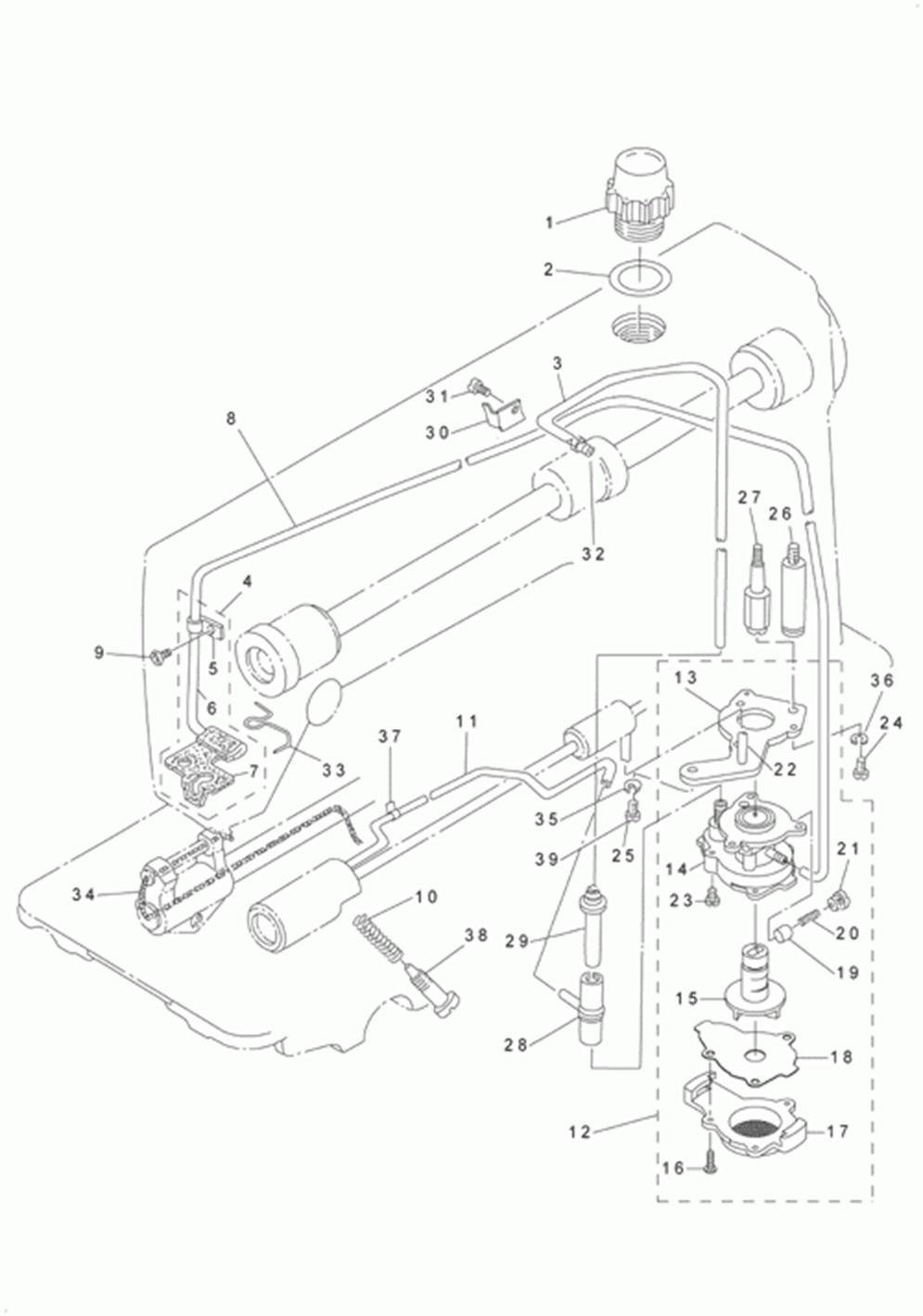 DLN-5410NJ-7 - 10. OIL LUBLICATION COMPONENTS