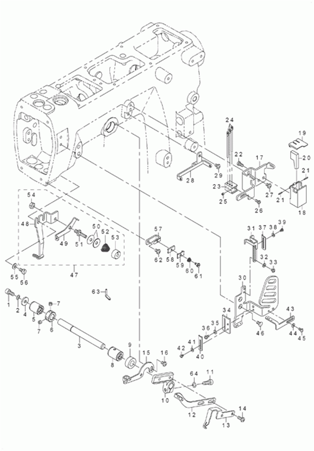 MF-7823 - 7.THREAD TAKE-UP LEVER COMPONENTS