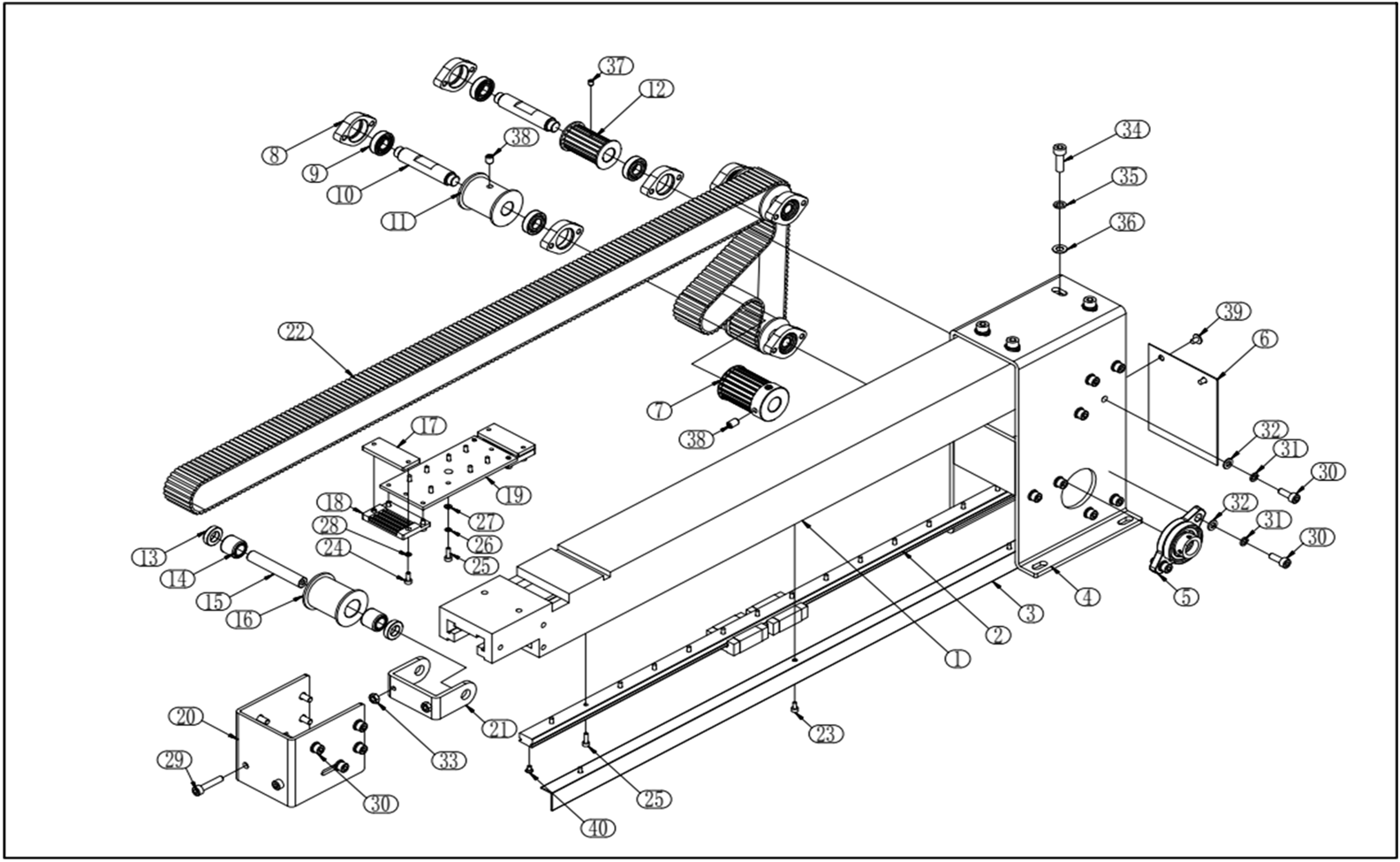 RiCOMA Серия C - 21120V1 - C Y-axis Middle Drive System