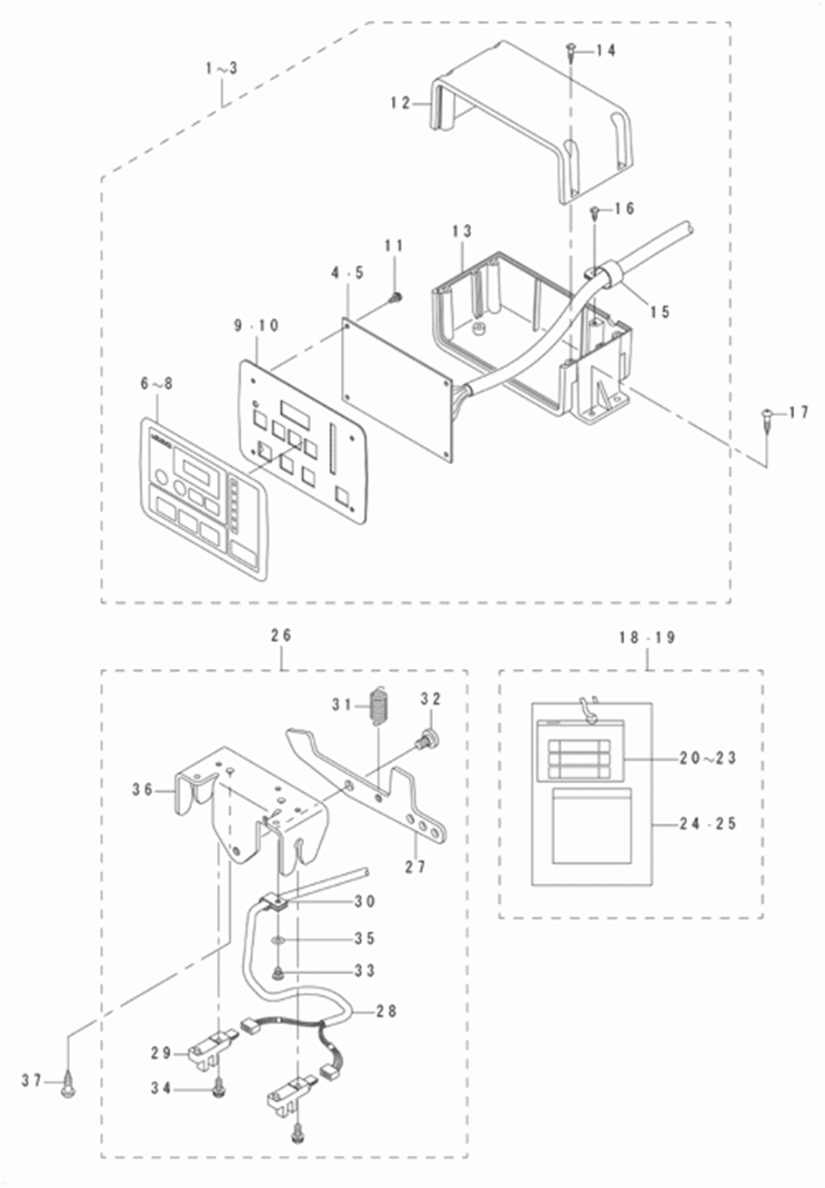 LK-1941ZA - 16.OPERATION BOX & PEDAL COMPONENTS