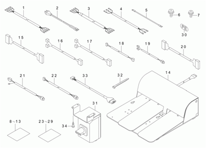 MEB-3200CS - 29. TRANSMISSION COMPONENTS (2)