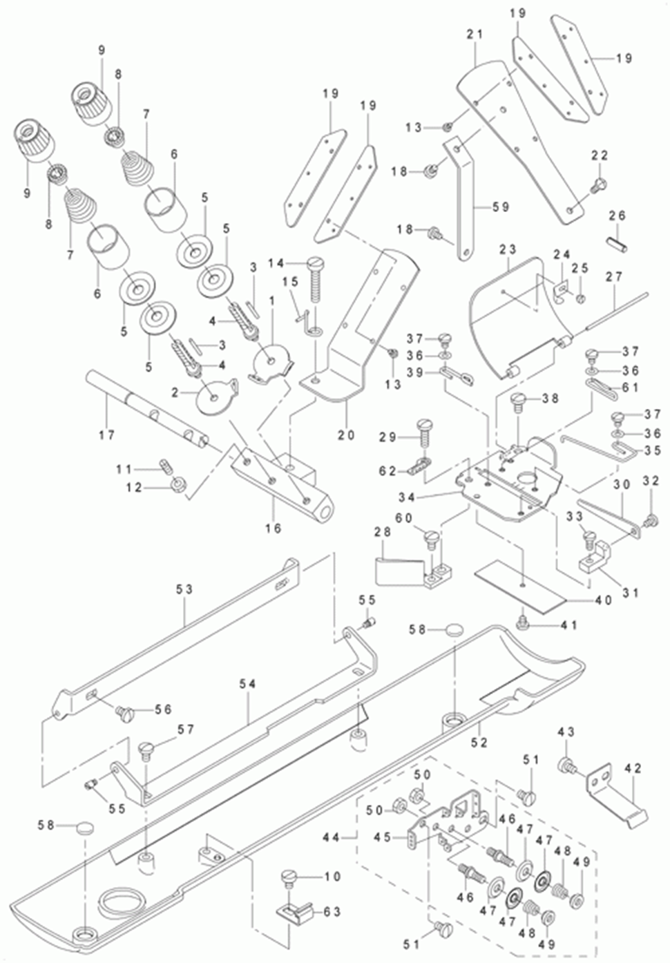 MS-1190 - 2. LOOPER THREAD GUIDE COMPONENTS