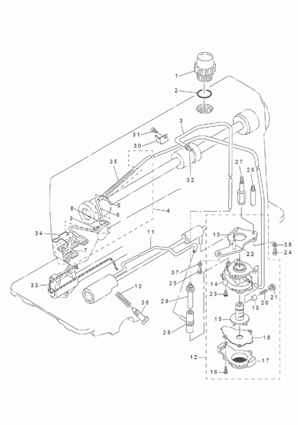 DMN-5420N-7 - 11.OIL LUBRICATION COMPONENTS