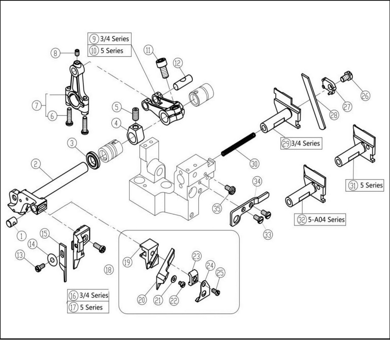 18 Knife Drive Mechanism фото