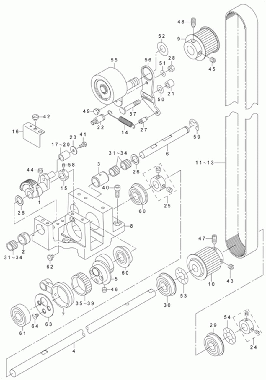 AMS-224C - 8.SHUTTLE DRIVER SHAFT COMPONENTS(2)