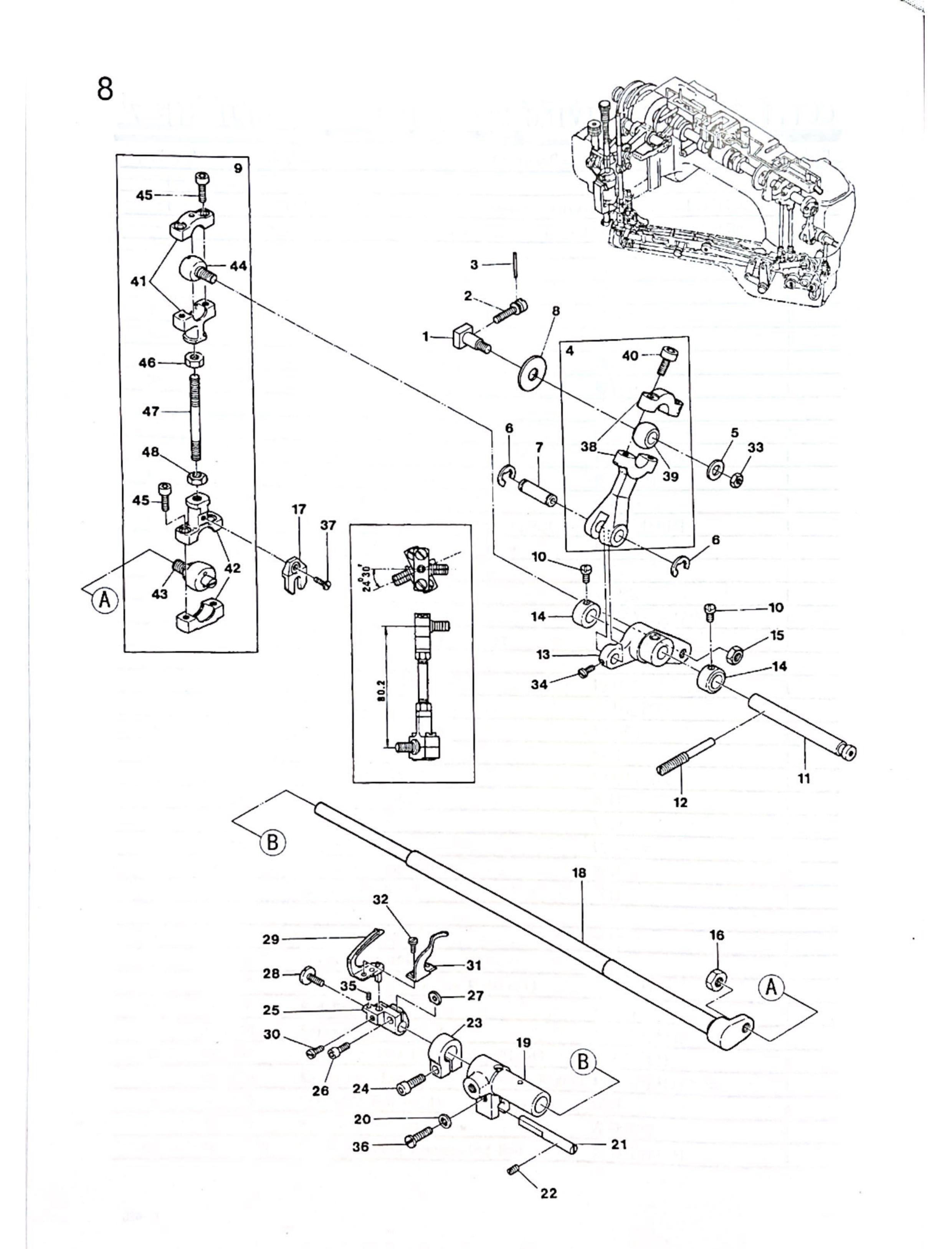 8 LOOPER DRIVING MECHANISM