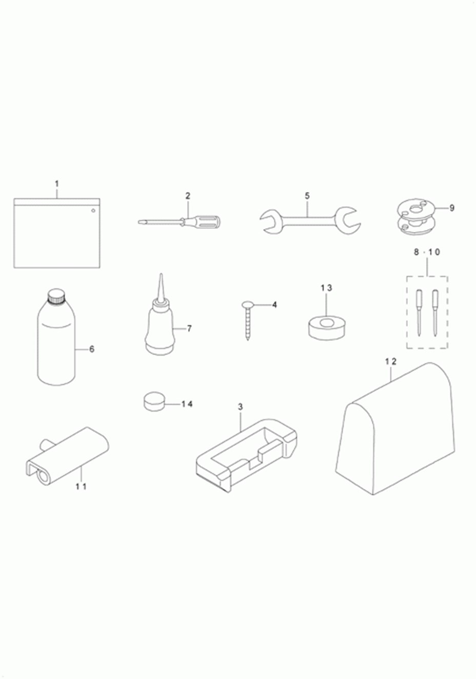 LU-1508H - 12.ACCESSORIES PARTS COMPONENTS