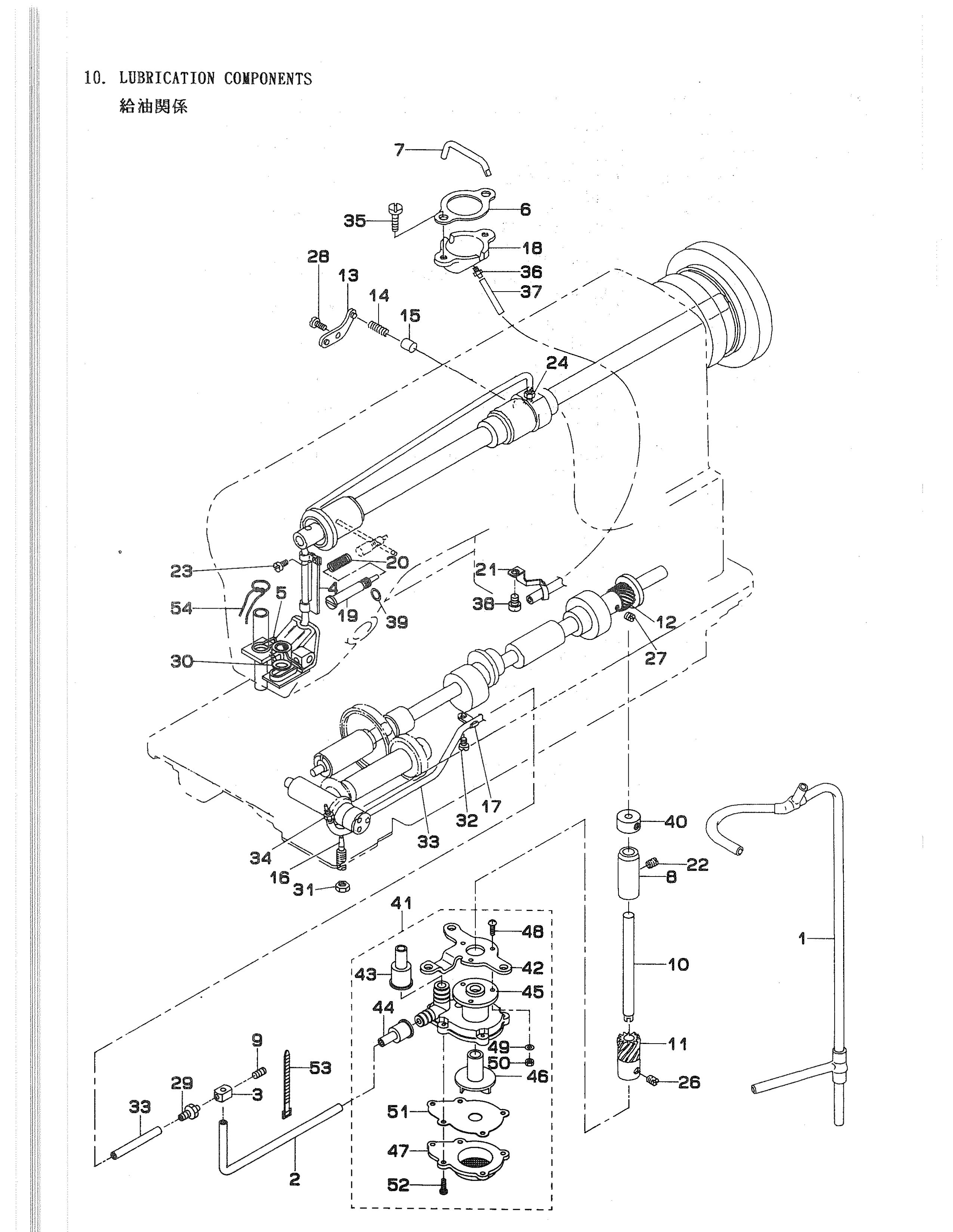 10 LUBRICATION COMPONENTS