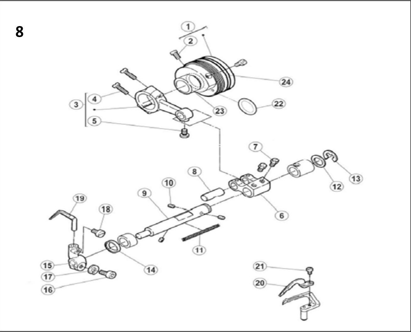 8 Needle Guard Assemblies