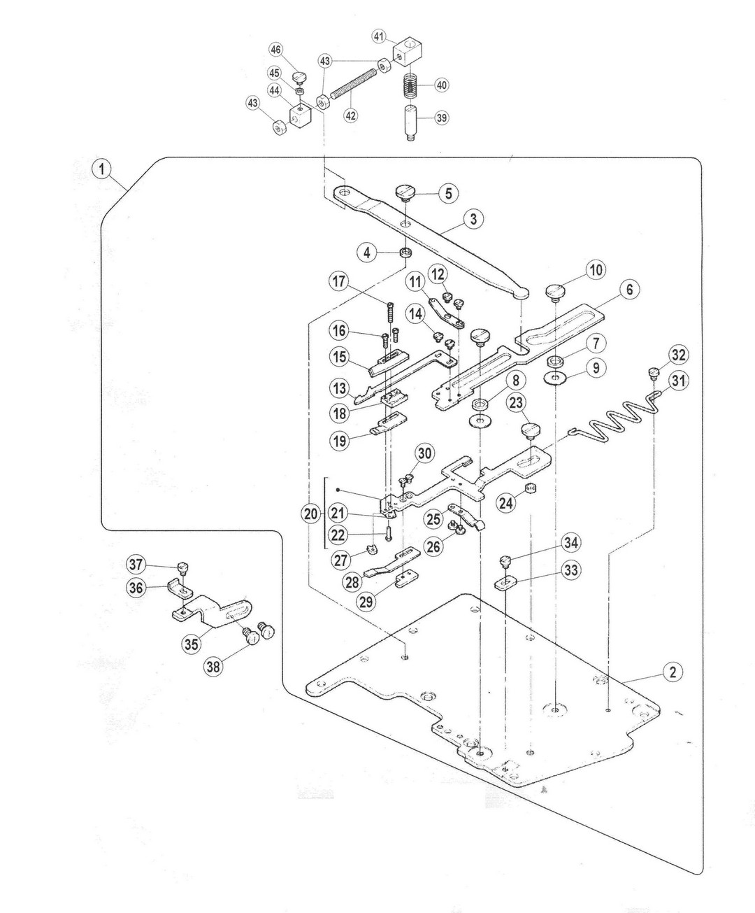 1 Knife holder assemblies