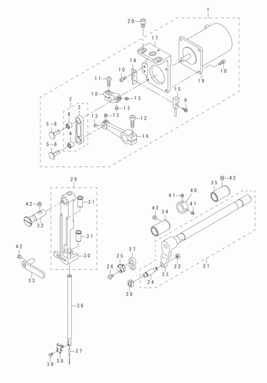 LBH-1790 - 6. NEEDLE BAR ROCKING COMPONENTS