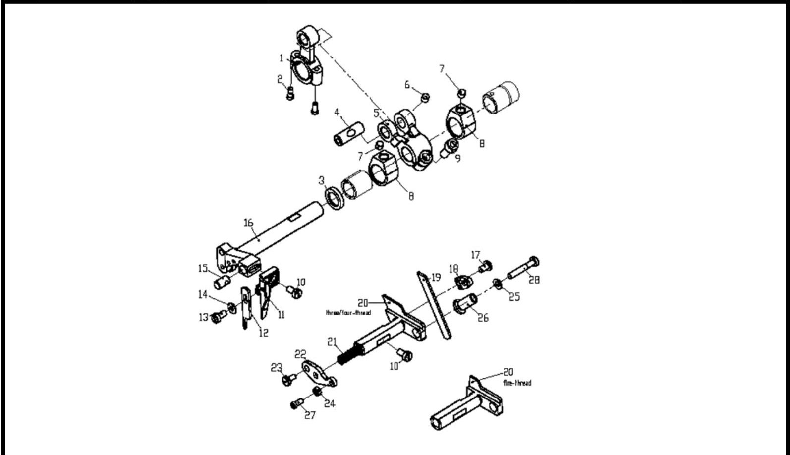 17 KNIFE DRIVE MECHANISM фото