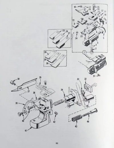 4 HEMMER ASSEMBLY AND LOWER KNIFE PARTS