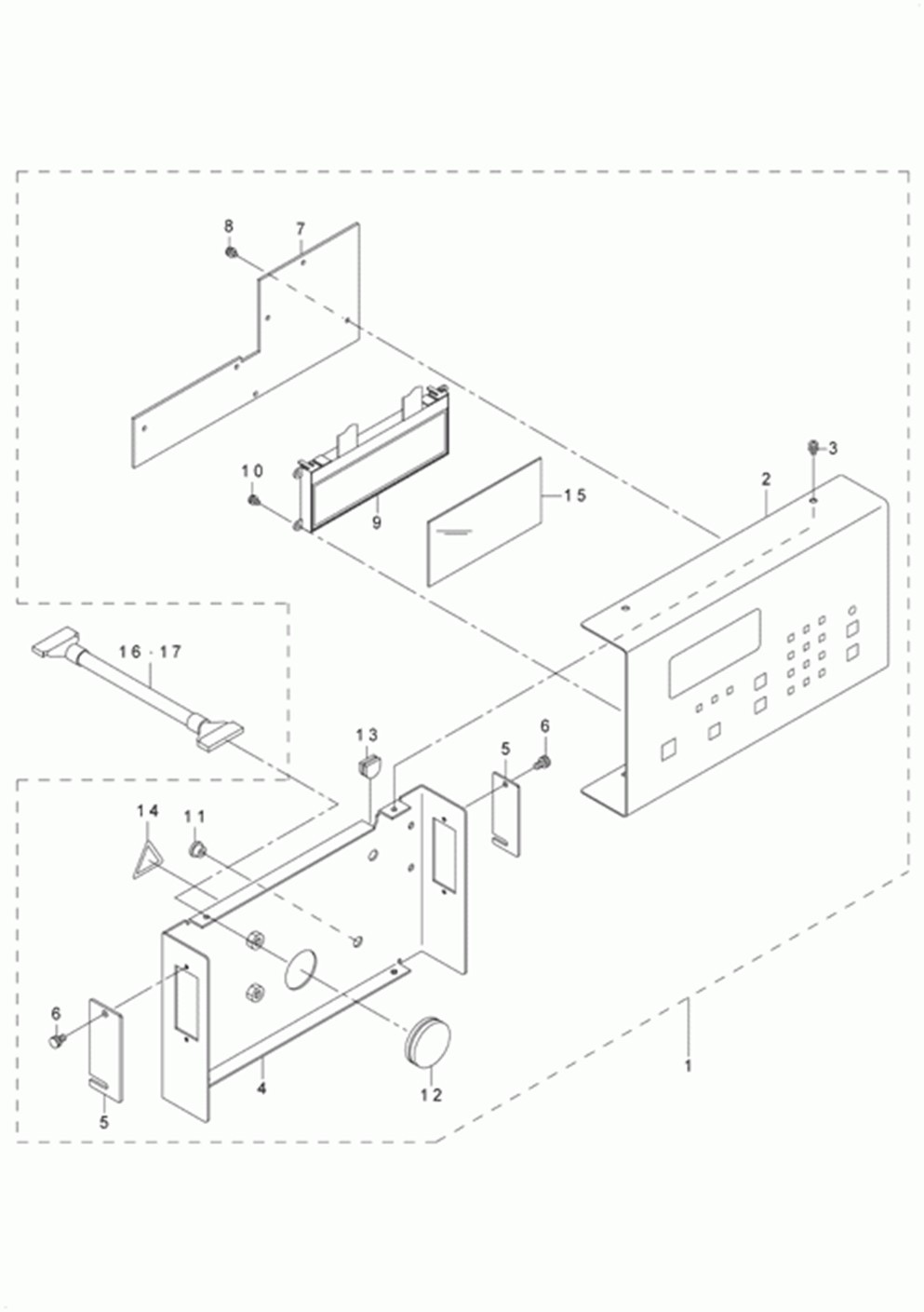 AVP-875A - 32. OPRATION PANELCOMPONENTS