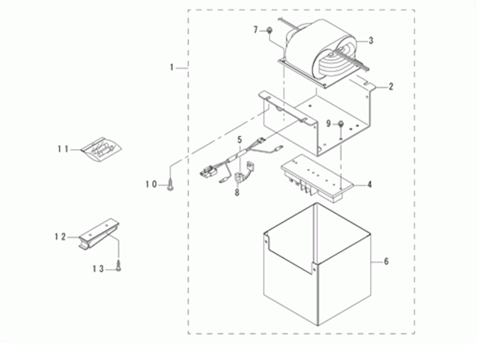 LK-1941ZA - 17.HEATER UNIT COMPONENTS (Z TYPE)