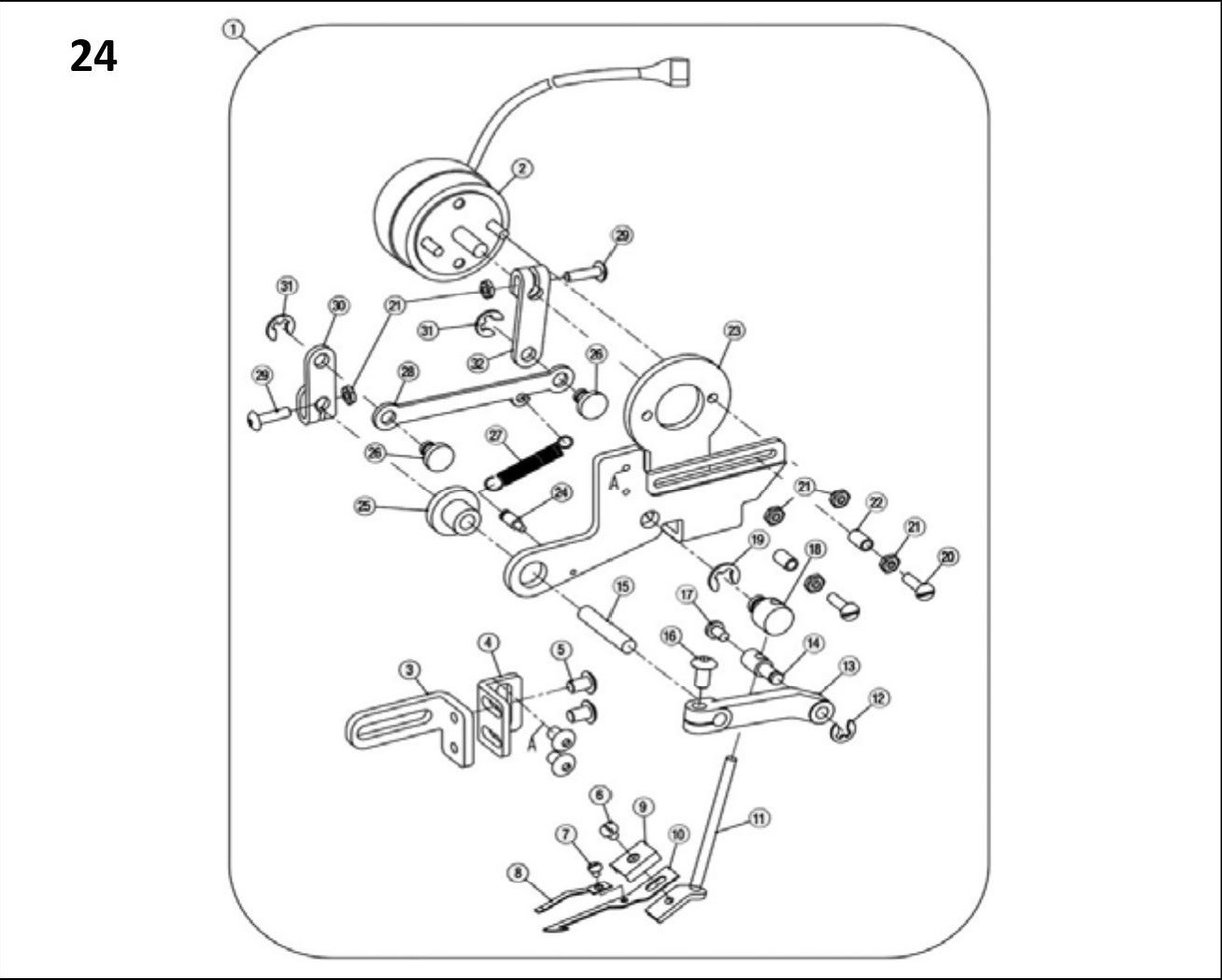 24 Dial Line Assemblies