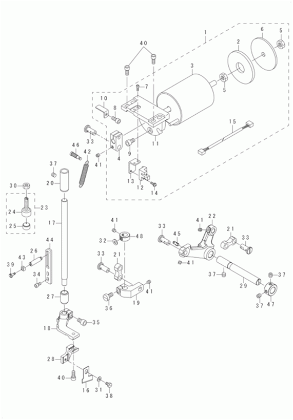 LBH-1790 - 9. CLOTH CUTTING KNIFE COMPONENTS