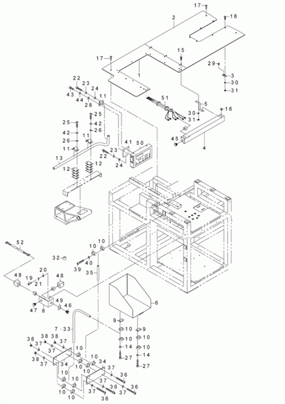 AVP-875A - 27. MAIN BODY FRAME COMPONENTS (2)