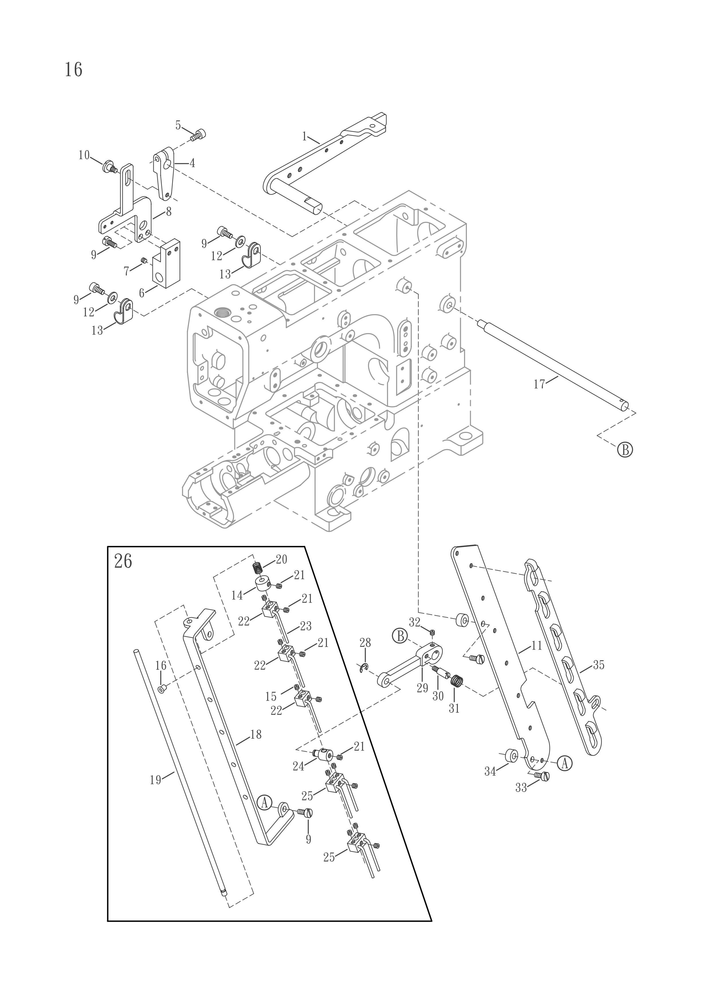 2 AUTO TRIMMER THREAD PULL-OFF MECHANISM