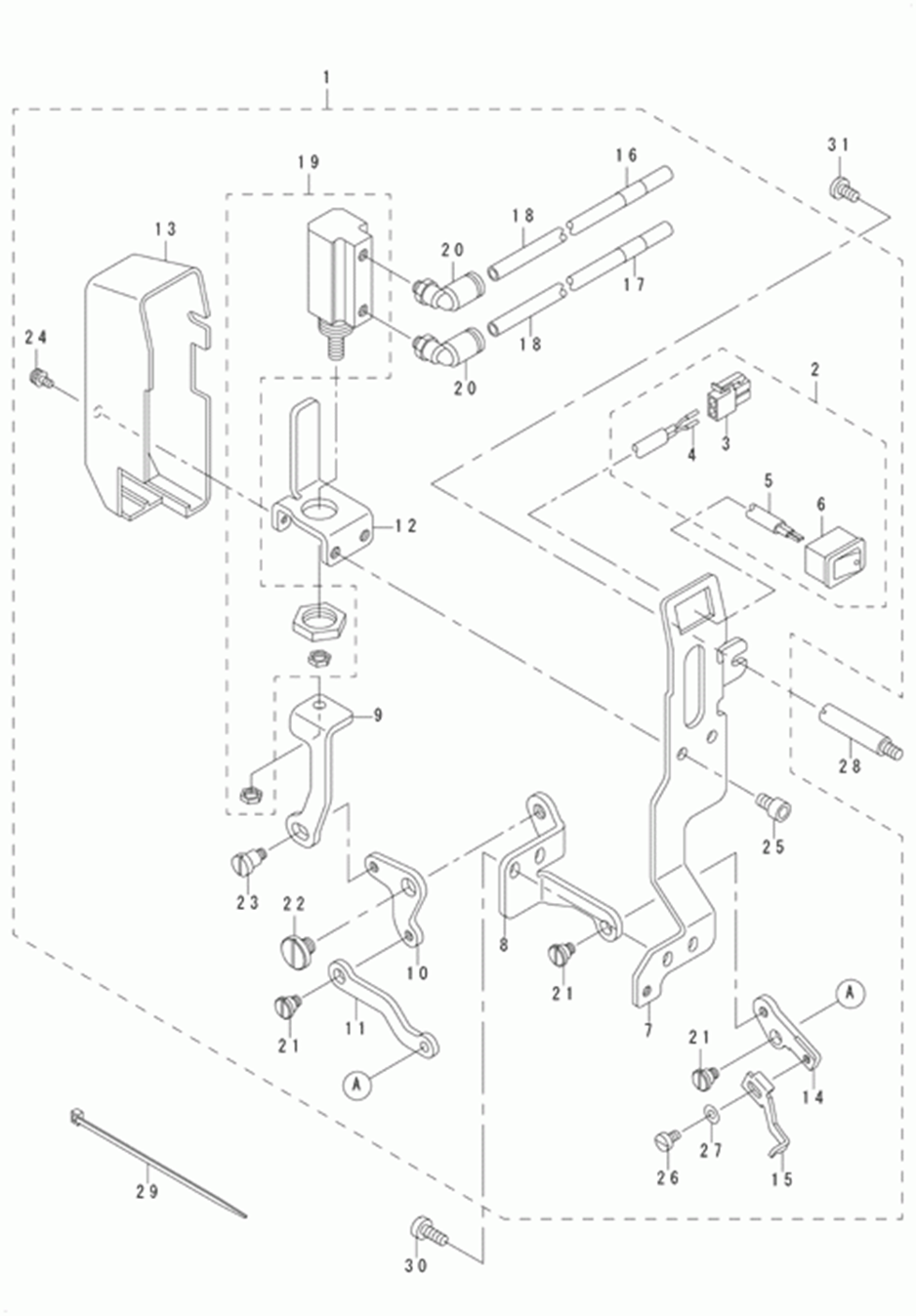 LK-1942GA - 7.WIPER MECHANISM COMPONENTS