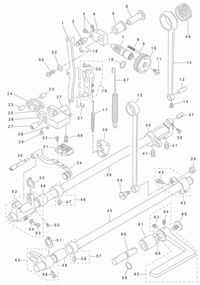 DLN-5410N - 5. FEED MECHANISM COMPONENTS