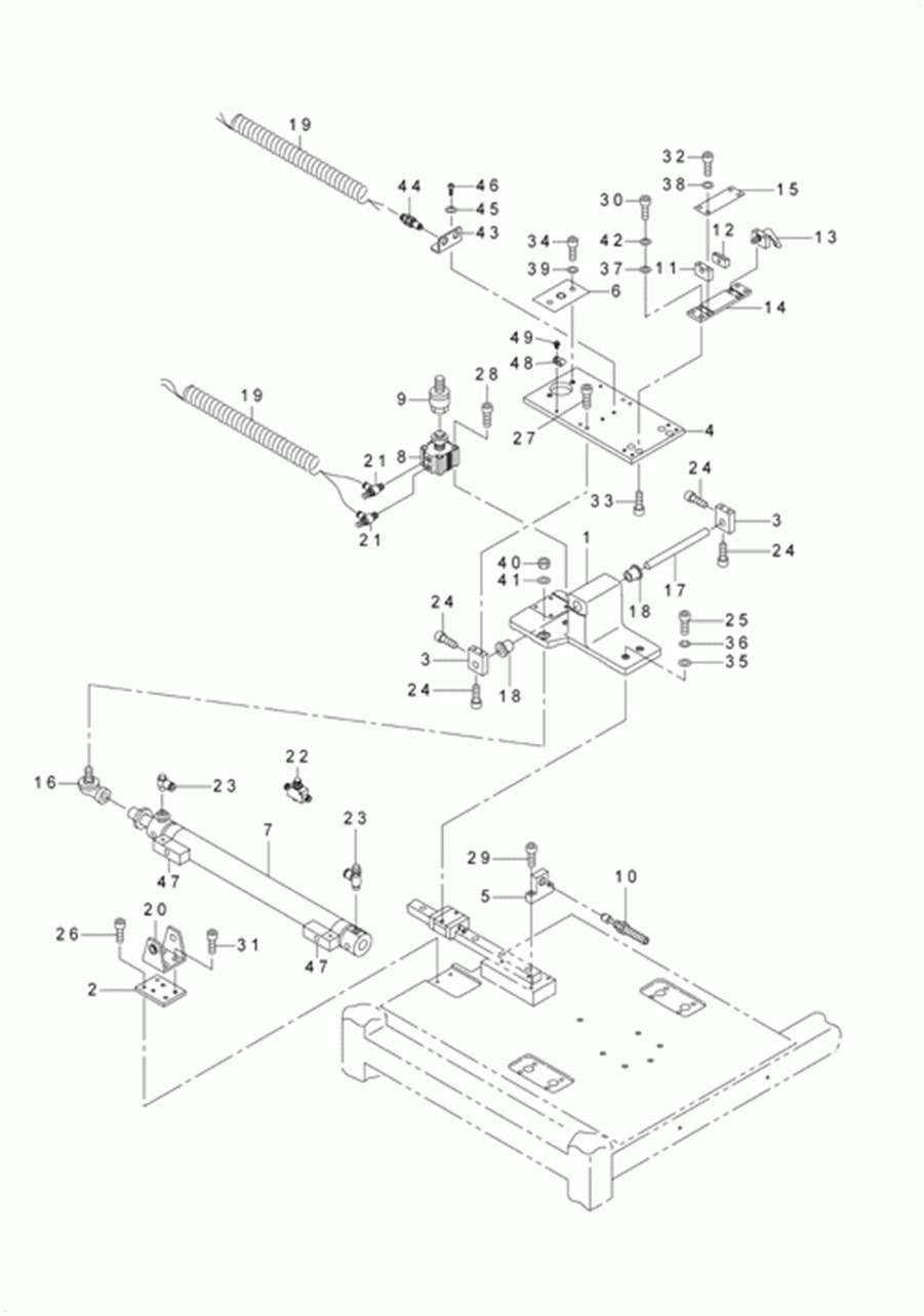 AVP-875S - 17. FORM PLATE MECHANISM COMPONENTS