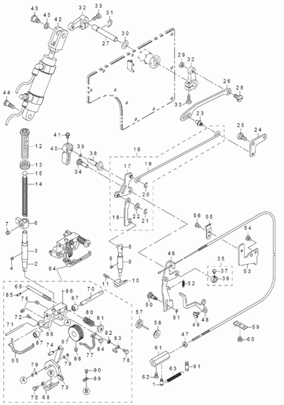 DLN-6390 - 4.HAND LIFTER COMPONENTS