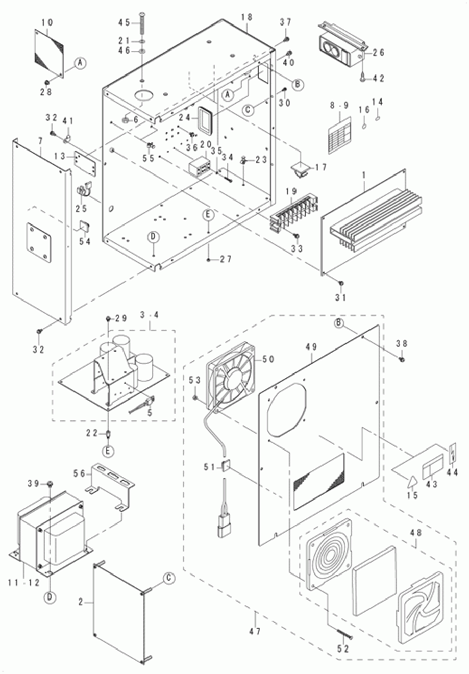 LK-1942GA - 15.CONTROL BOX COMPONENTS