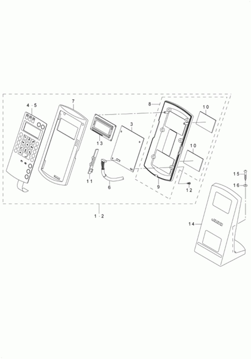 AMS-215D - 16.OPERATION BOX COMPONENTS