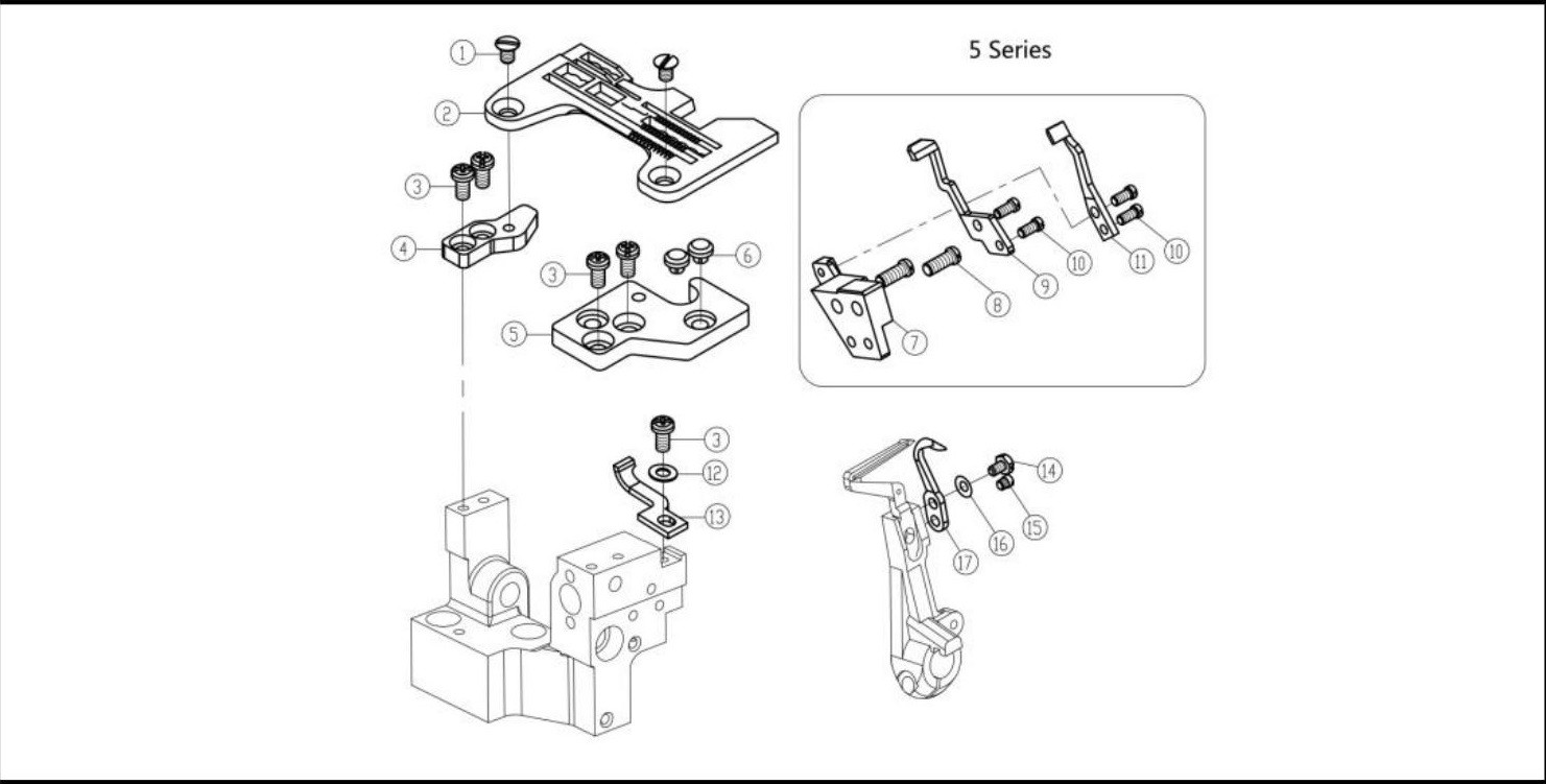 11 Needle Drive Mechanism (3) фото