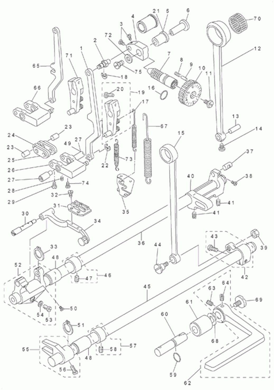 DMN-5420N-7 - 5.FEED MECHANISM COMPONENTS