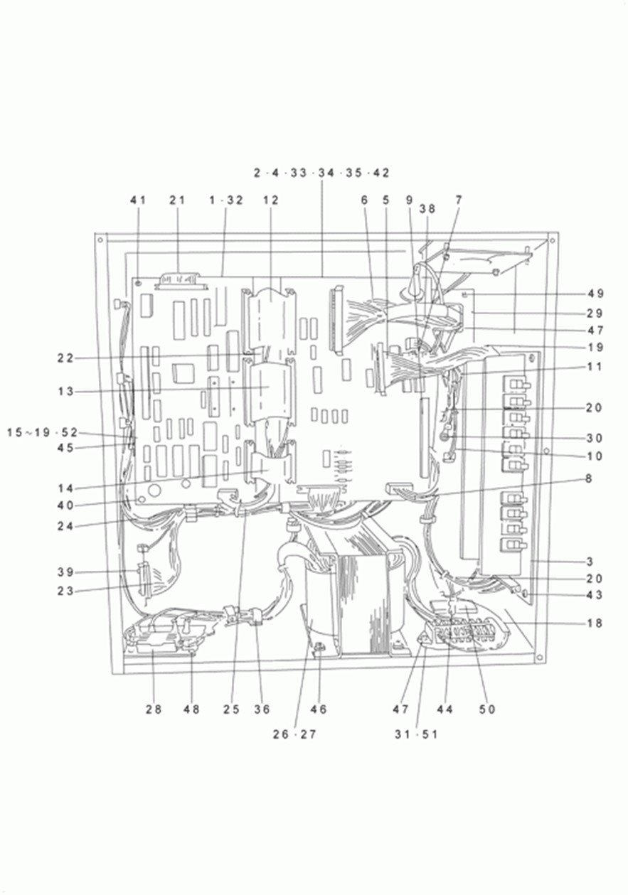 AMS-224C - 22.POWER SUPPLY & CORD COMPONENTS