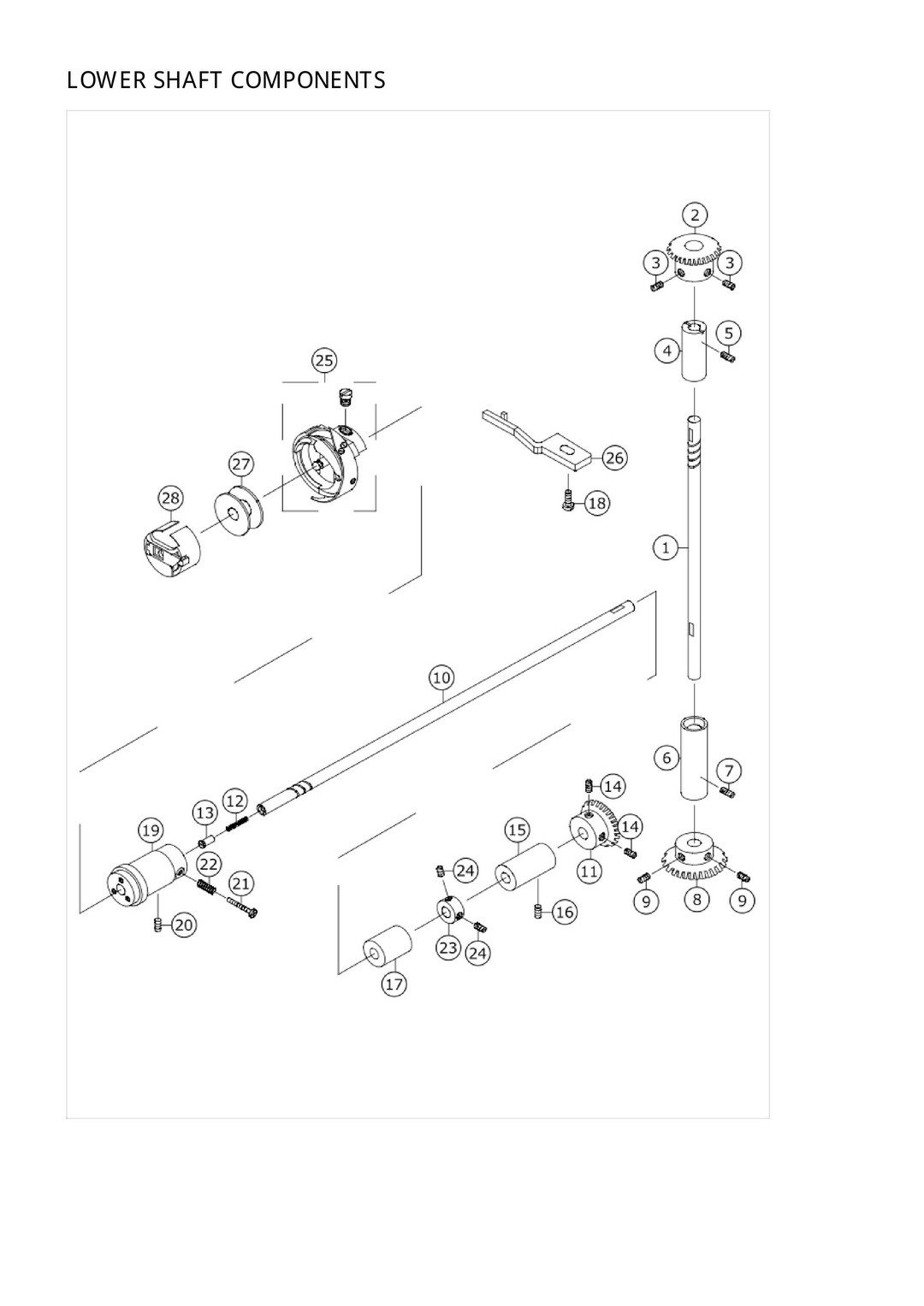 3 LOWER SHAFT COMPONENTS