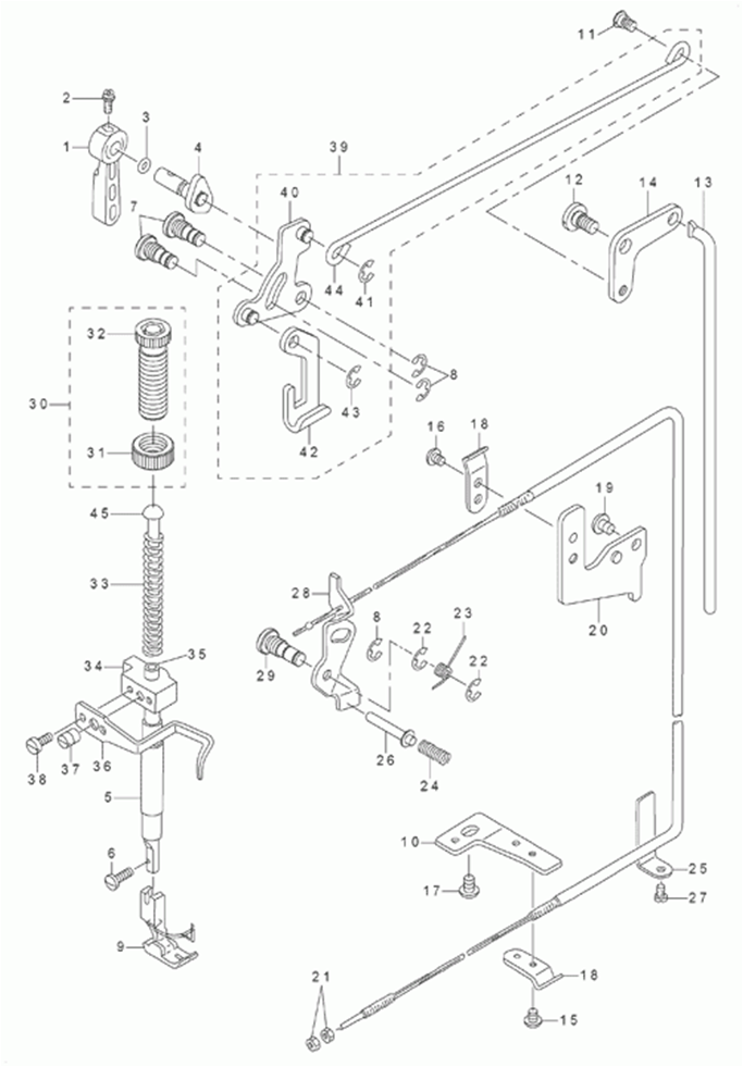 DDL-8700-7 - 4. HAND LIFTER COMPONENTS