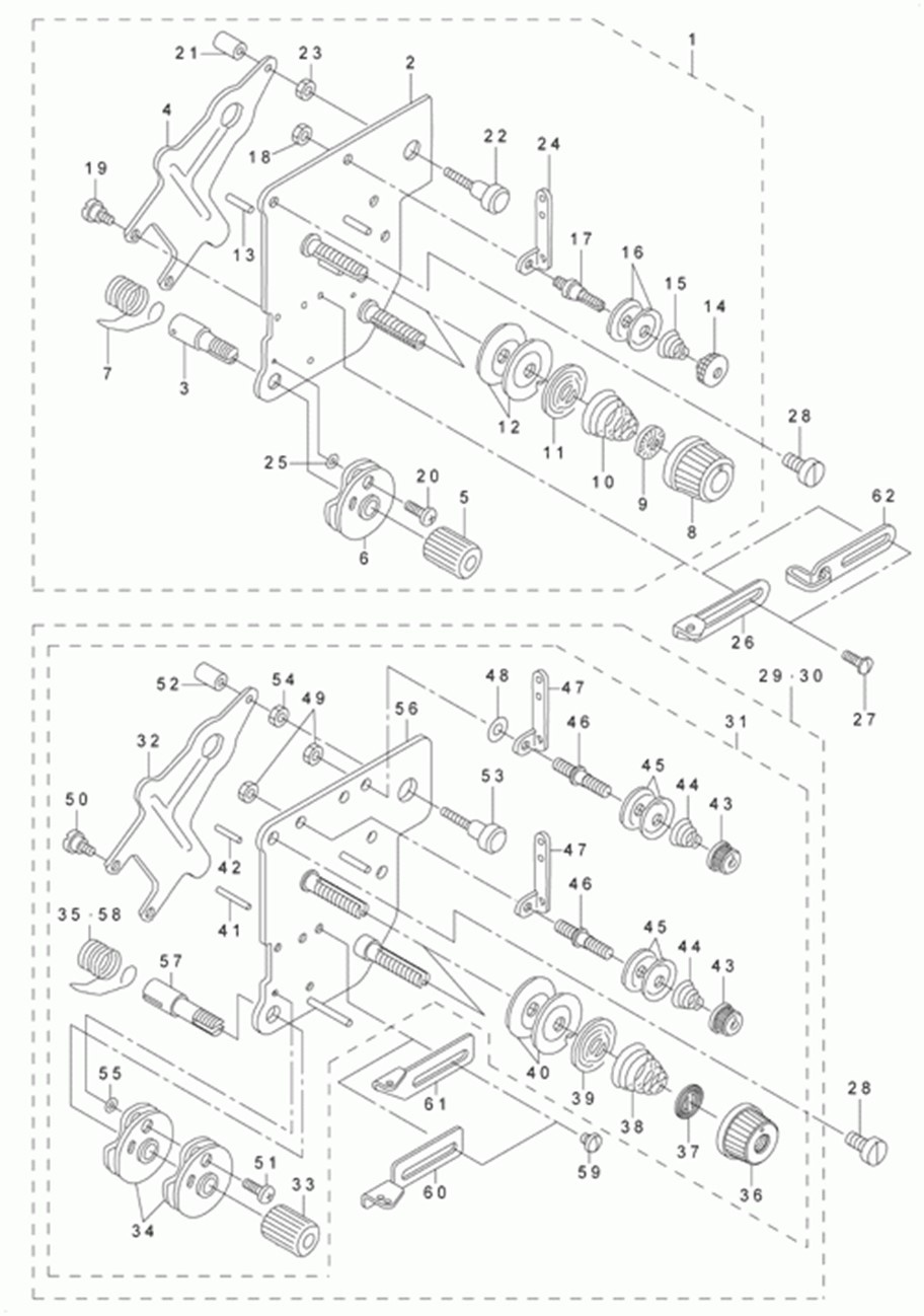 LU-2260N-7 - 12.THREAD TENSION COMPONENTS