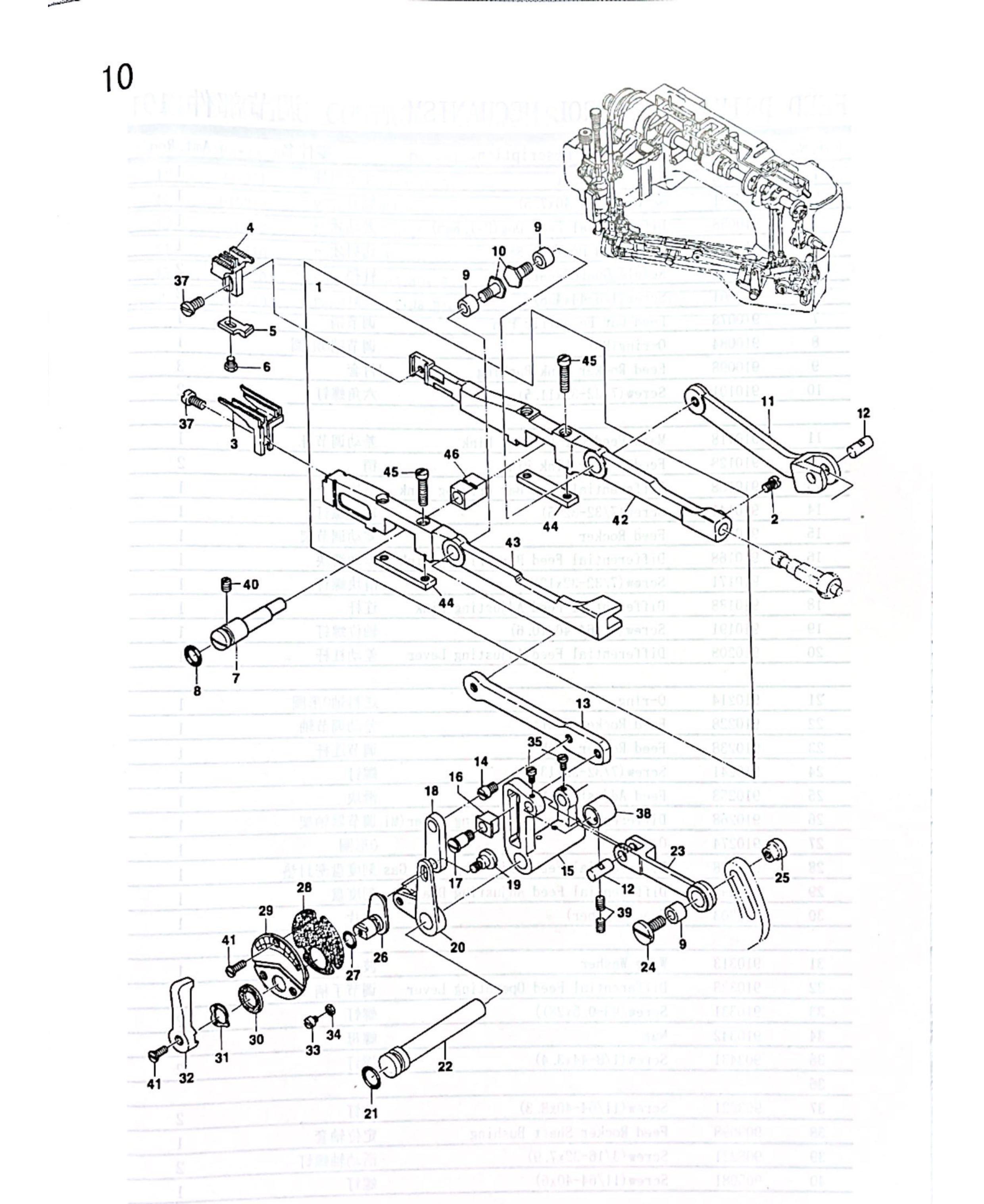 10 FEED DRIVING CONTROL MECHANISM