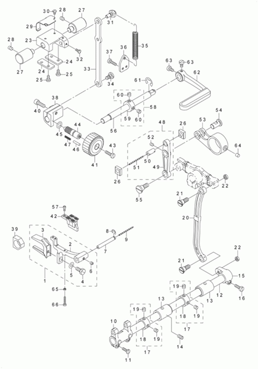 LU-1560 - 6.FEED MECHANISM COMPONENTS