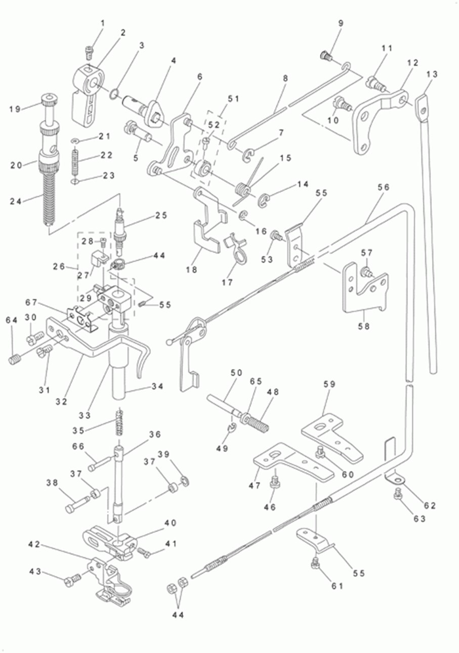 DLU-5490N - 4. HAND LIFTER COMPONENTS