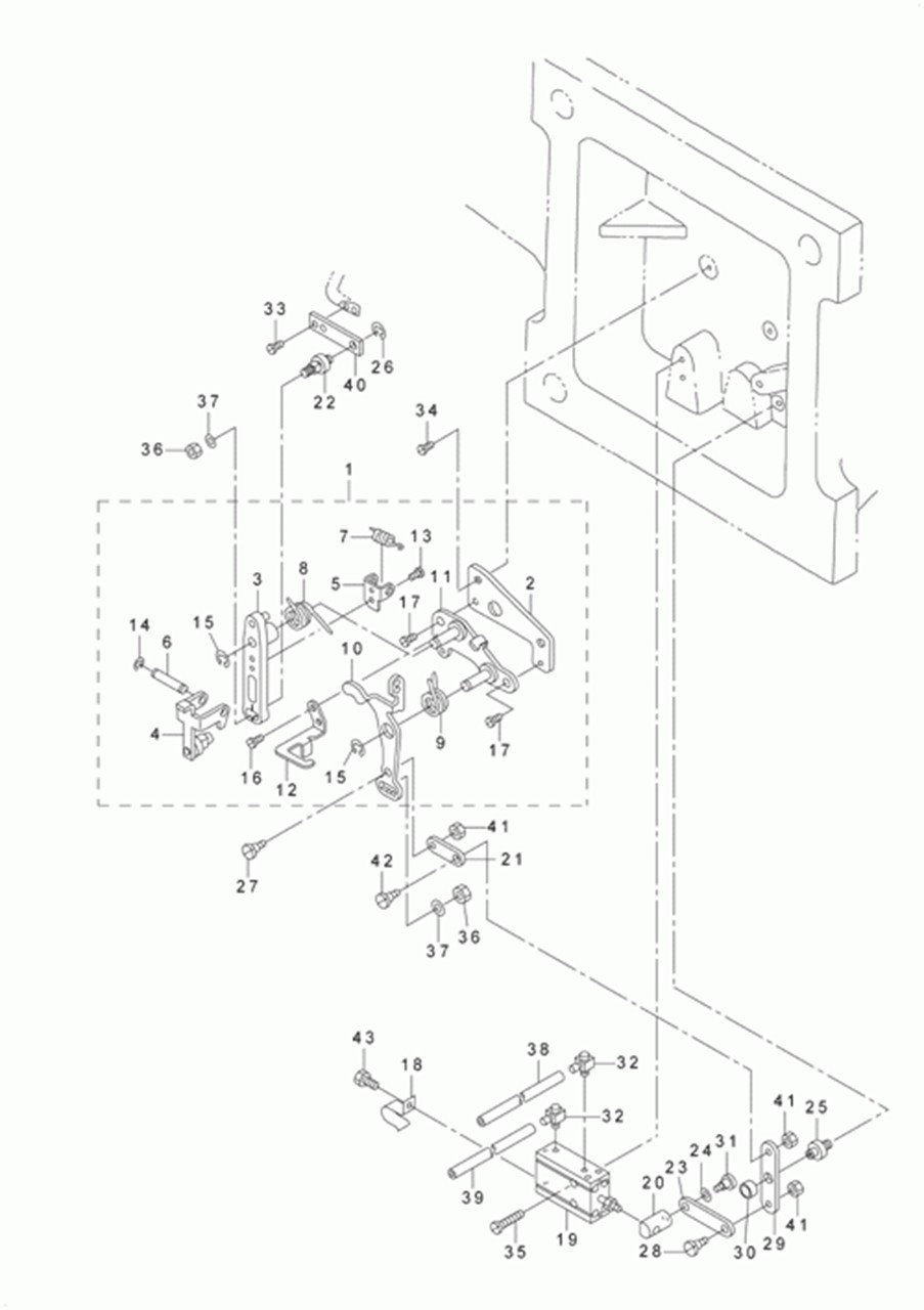 AVP-875A - 10. THREAD TRIMMER MECHANISM COMPONENTS (2)