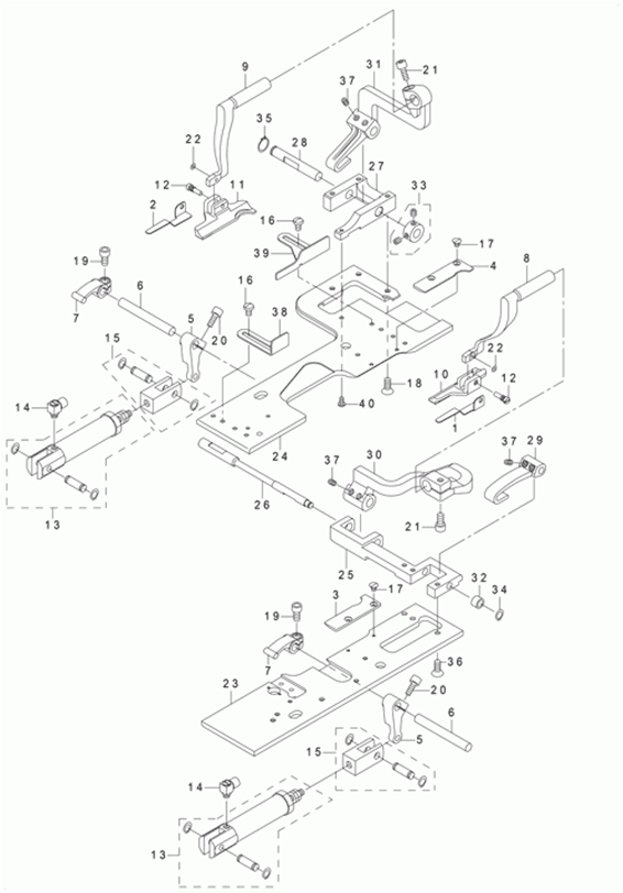 MEB-3200CS - 11. PRESSER COMPONENTS (2) (FOR MEB-3200RD, RS)