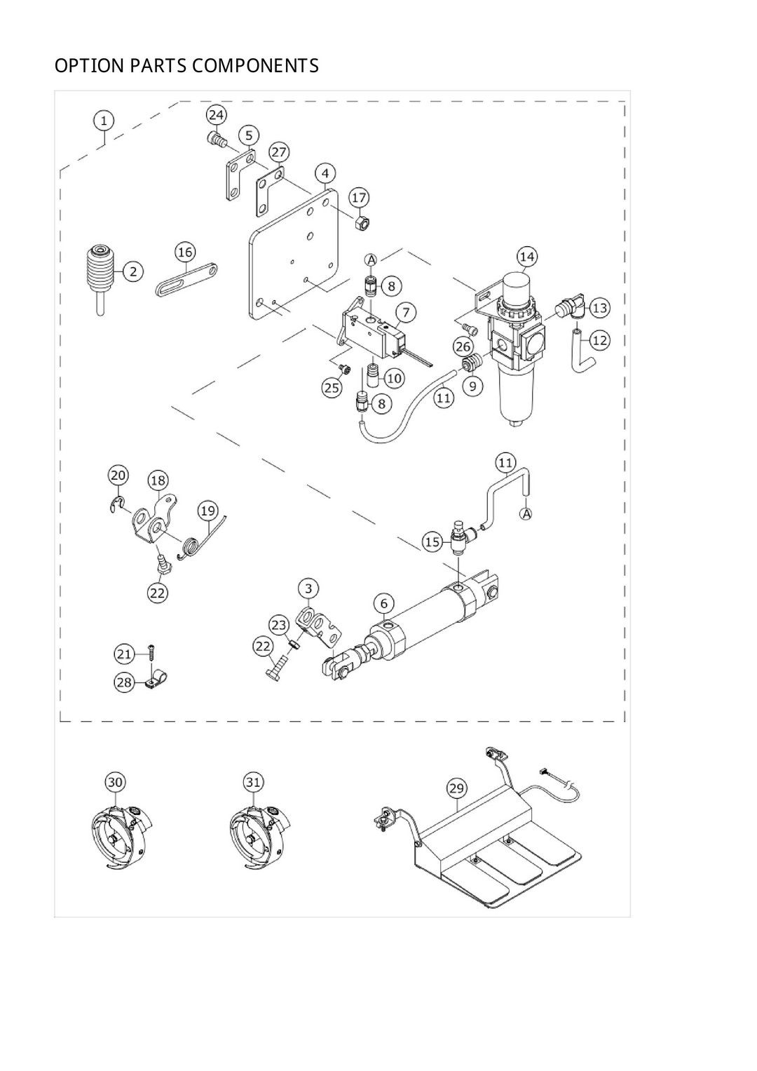 10 OPTION PARTS COMPONENTS